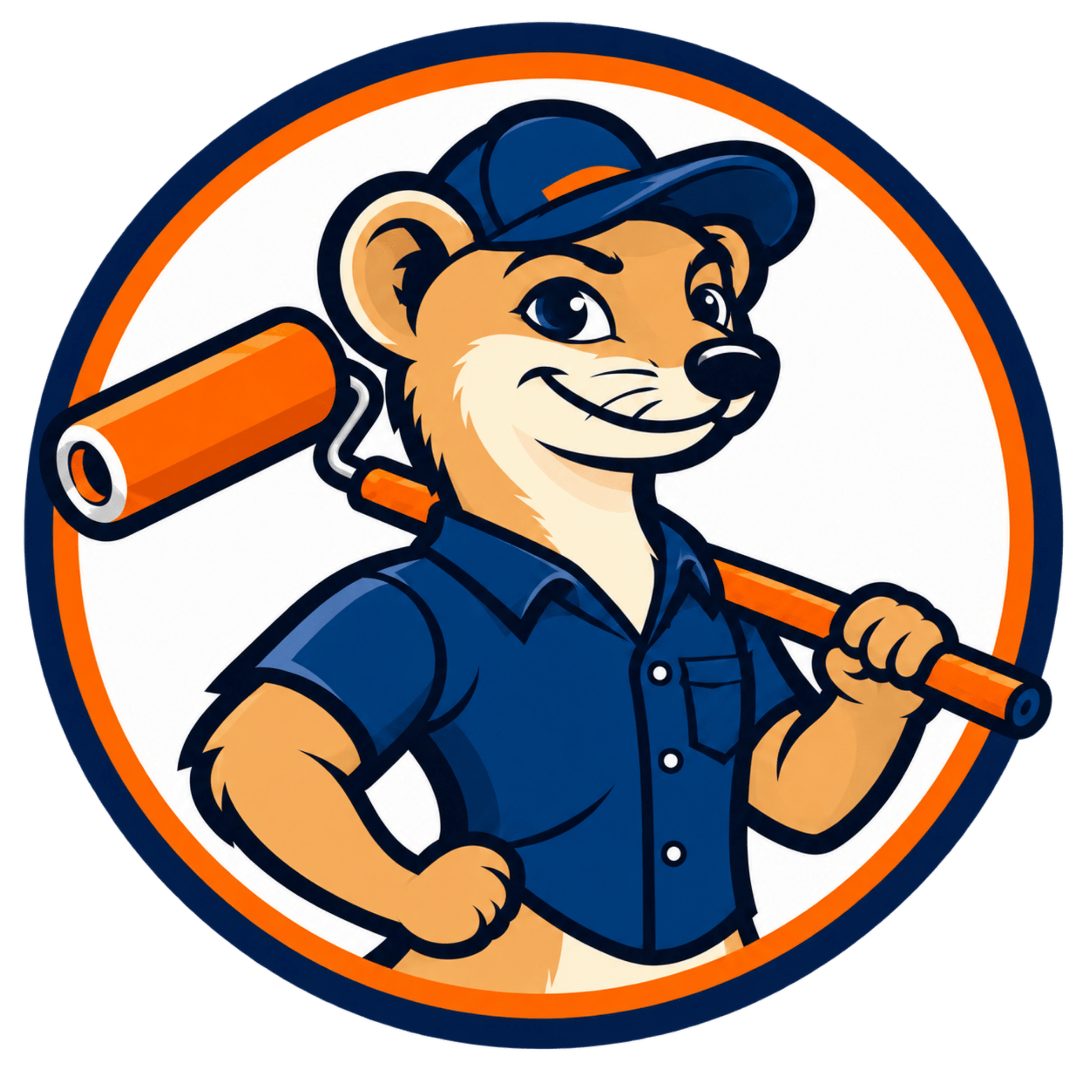 Mongoose Painting painter badge